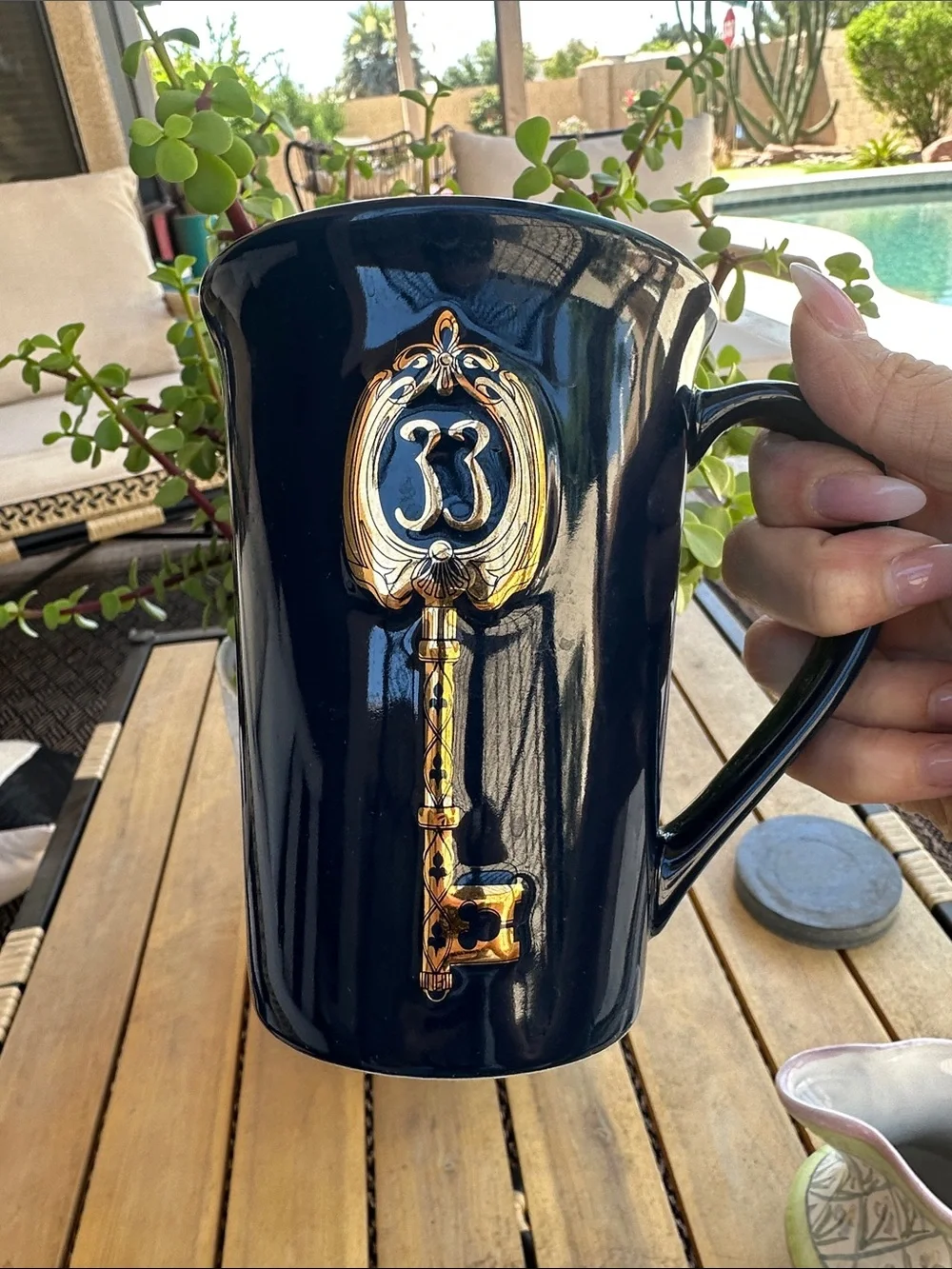 Beautiful Club 33 key mug!!